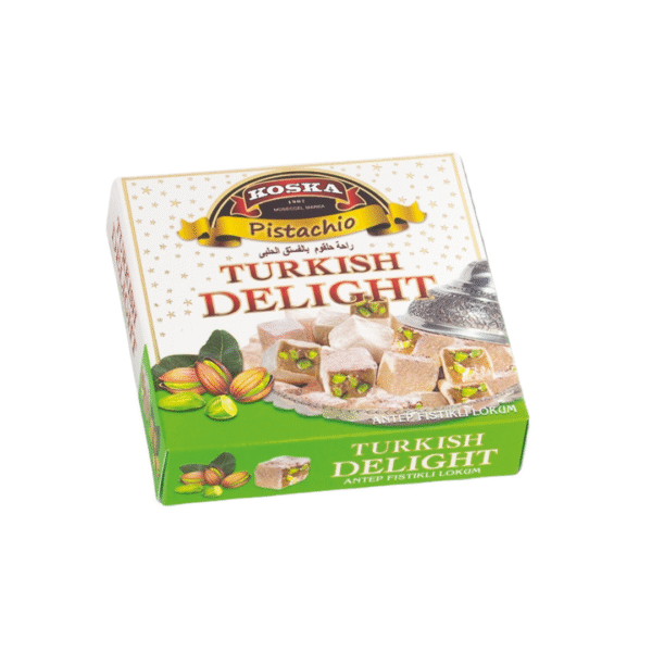 Koska Delicias Turcas - Aroma Vainilla con Trozos de Pistachos 200 Gr