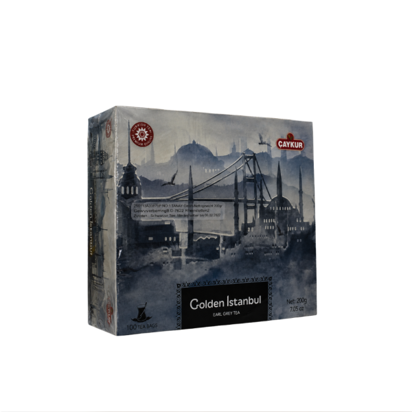 Té Turco Negro Con Bergamota Caykur 100 Bolsas, 200g