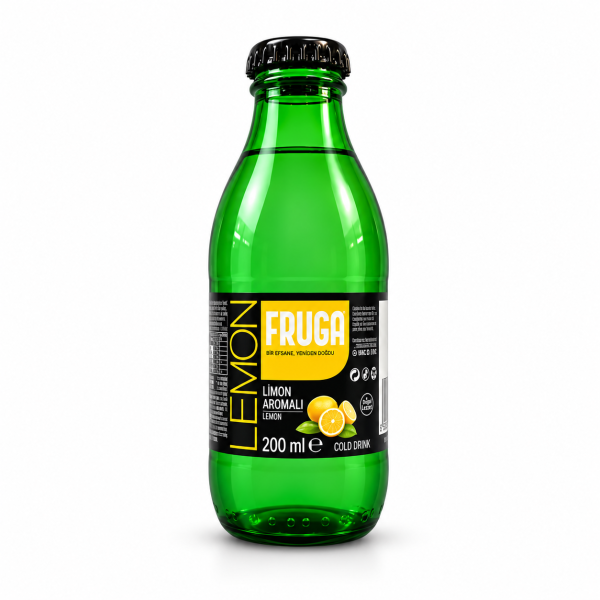 Bebida Gasificada Fruga Limón Con Agua Mineral Natural 200 Ml